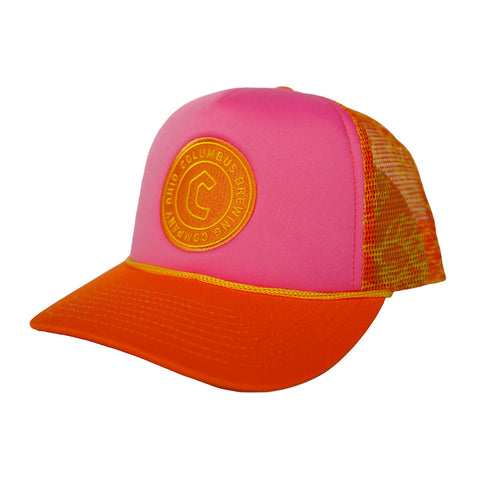 Pink Panel Trucker Hat