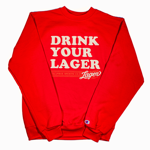 Drink Your Lager Crewneck Sweatshirt